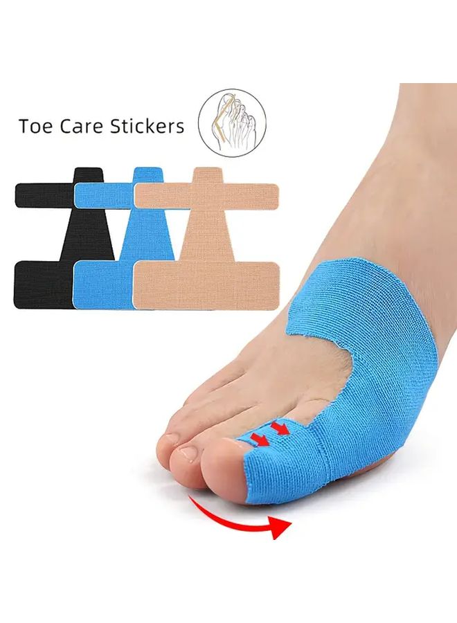 Black 20pcs Two Color Elastic Thumb Support Straps for Arthritis Pain Relief - Image 1